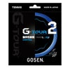 ゴーセン GOSEN　G-TOUR 2 17GA メタリックブルー　テニスガット TSGT22 ブルー メタリックブルー（MB）