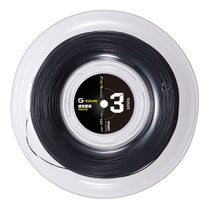 ゴーセン GOSEN　G-TOUR 3 16L ロール ブラック　テニスガット TSGT302BK