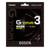 ゴーセン GOSEN　G-TOUR 3 16L ブラック　テニスガット TSGT30BK ブラック