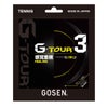 ゴーセン GOSEN　G-TOUR 3 17 ブラック　テニスガット TSGT31BK ブラック