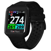 ショットナビ Shot Navi Nexia SkyNova ネクシア スカイノヴァ 腕時計型GPSゴルフナビ ブラック
