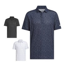 アディダス adidas　メンズ クライマクール トリゴンパターン メッシュ 半袖 ポロシャツ P3508　2026年モデル
