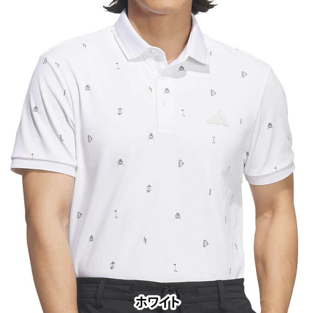 アディダス adidas メンズ モノグラム 半袖 ポロシャツ VD559 2026年