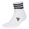 アディダス adidas　レディース スリーストライプス アンクル ソックス TA742 KF0468 ホワイト/ブラック　2026年モデル ホワイト/ブラック