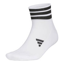 アディダス adidas　レディース スリーストライプス アンクル ソックス TA742 KF0468 ホワイト/ブラック　2026年モデル