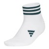 アディダス adidas　レディース アンクル丈 スリーストライプス ソックス MGR64 JM0225 ホワイト/オーロラアイビー　2025年モデル ホワイト/オーロラアイビー