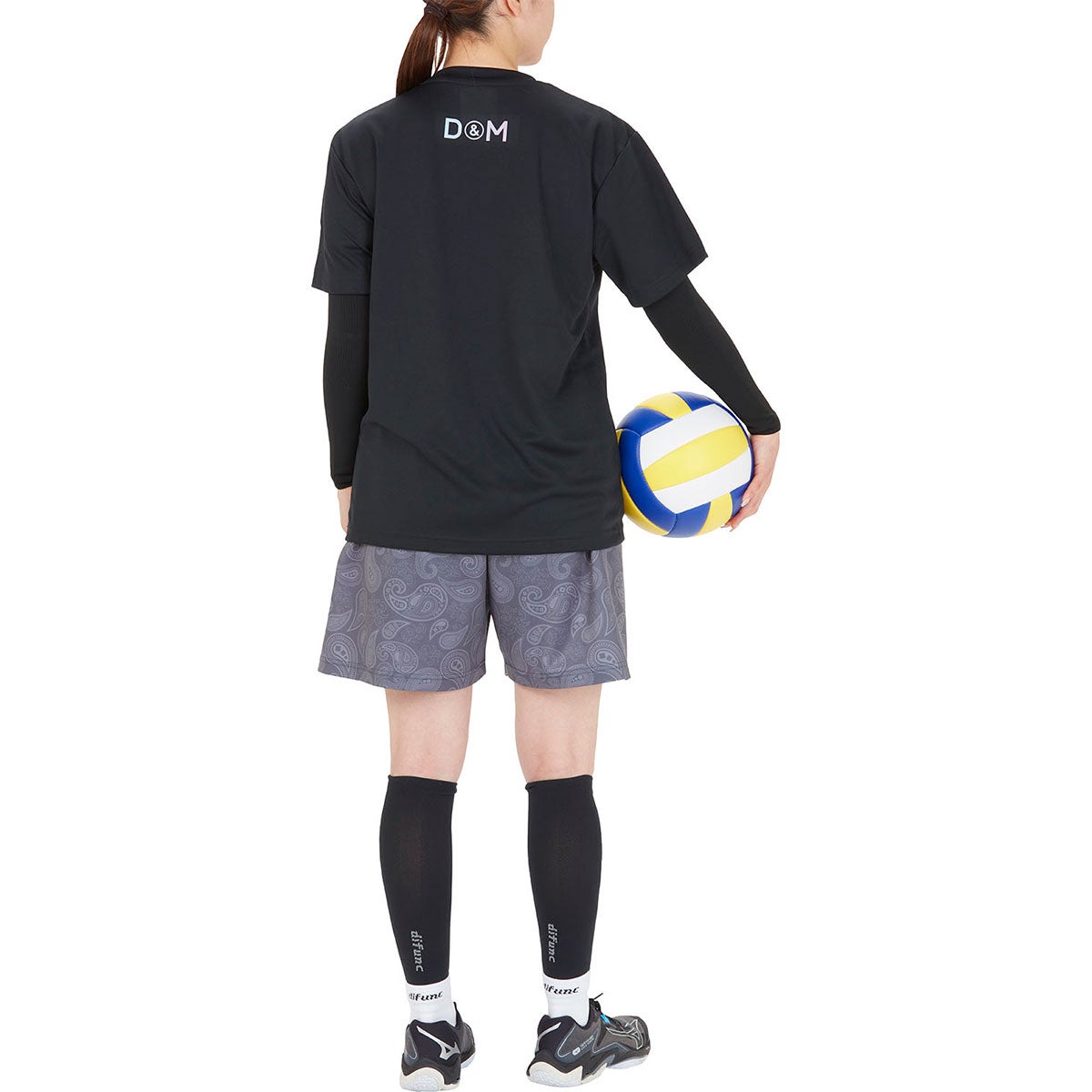 ディーアンドエム D＆M　 difunc バレーボールTシャツ 半袖Tシャツ D-T001 2025年モデル 詳細6(ALT)