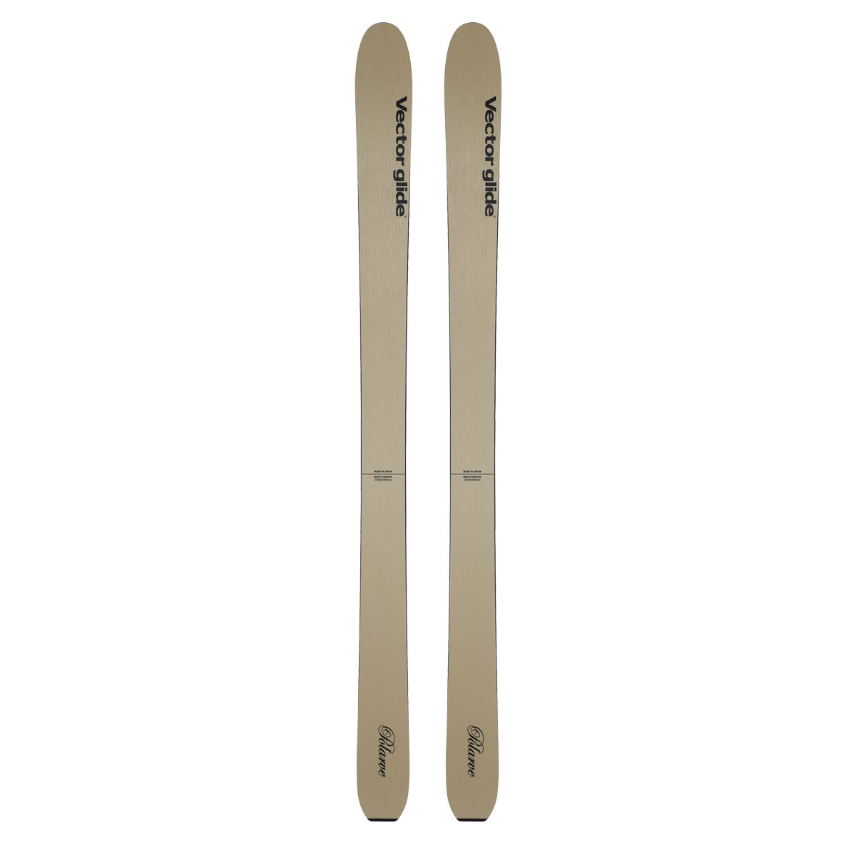 ヴェクター グライド Vector glide　POLARVE ポラーブ SAND BEIGE/NEON YELLOW（BLACK）　スキー板 単品 2026-2027 詳細1