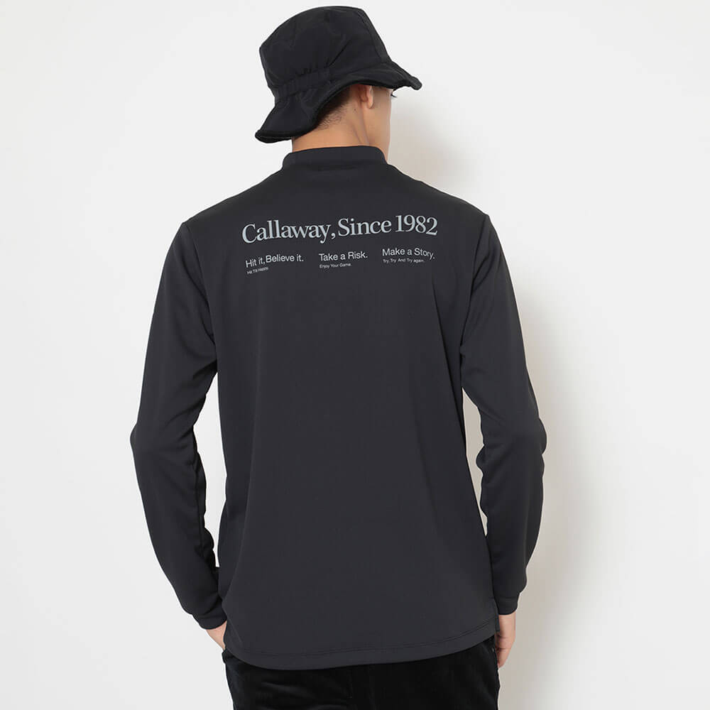 キャロウェイ Callaway　メンズ タックリバー 長袖 モックネック シャツ C25233104　2025年モデル 詳細3(ALT)