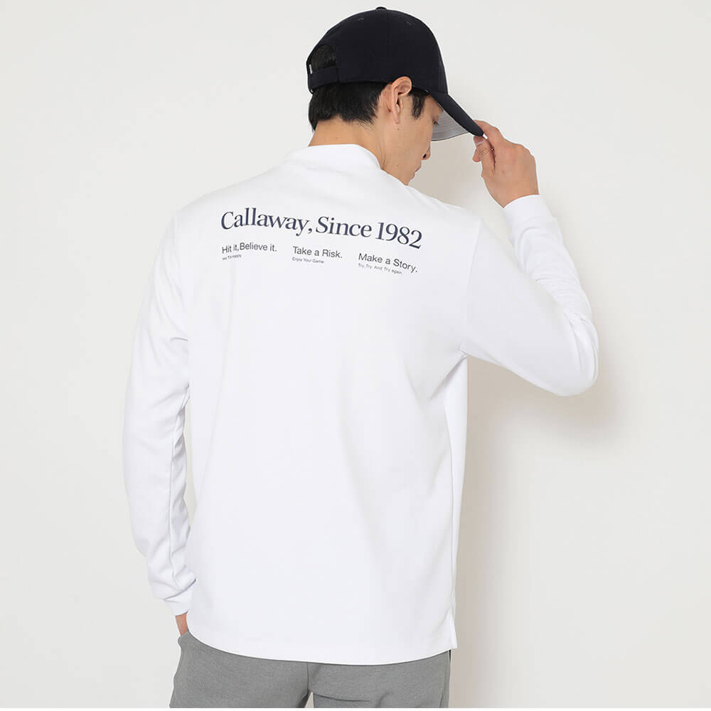 キャロウェイ Callaway　メンズ タックリバー 長袖 モックネック シャツ C25233104　2025年モデル 詳細6(ALT)