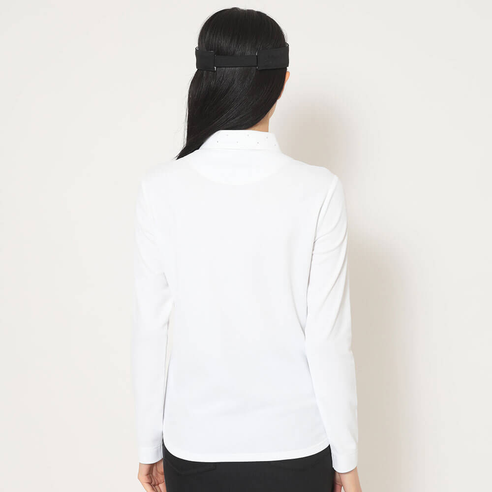 キャロウェイ Callaway　レディース オニカノコ 長袖 ポロシャツ C25233200　2025年モデル 詳細3(ALT)