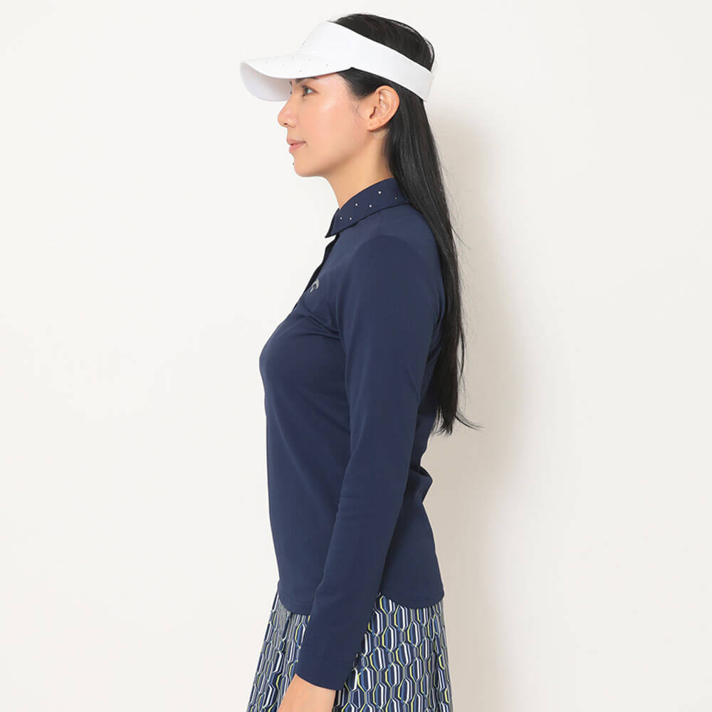 キャロウェイ Callaway　レディース オニカノコ 長袖 ポロシャツ C25233200　2025年モデル 詳細9(ALT)