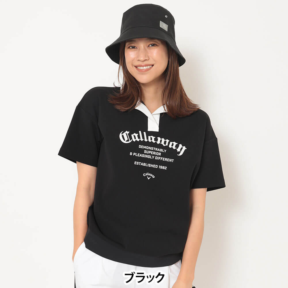 キャロウェイ Callaway　レディース 半袖 スウェット シャツ C25217201　2025年モデル 詳細2(ALT)