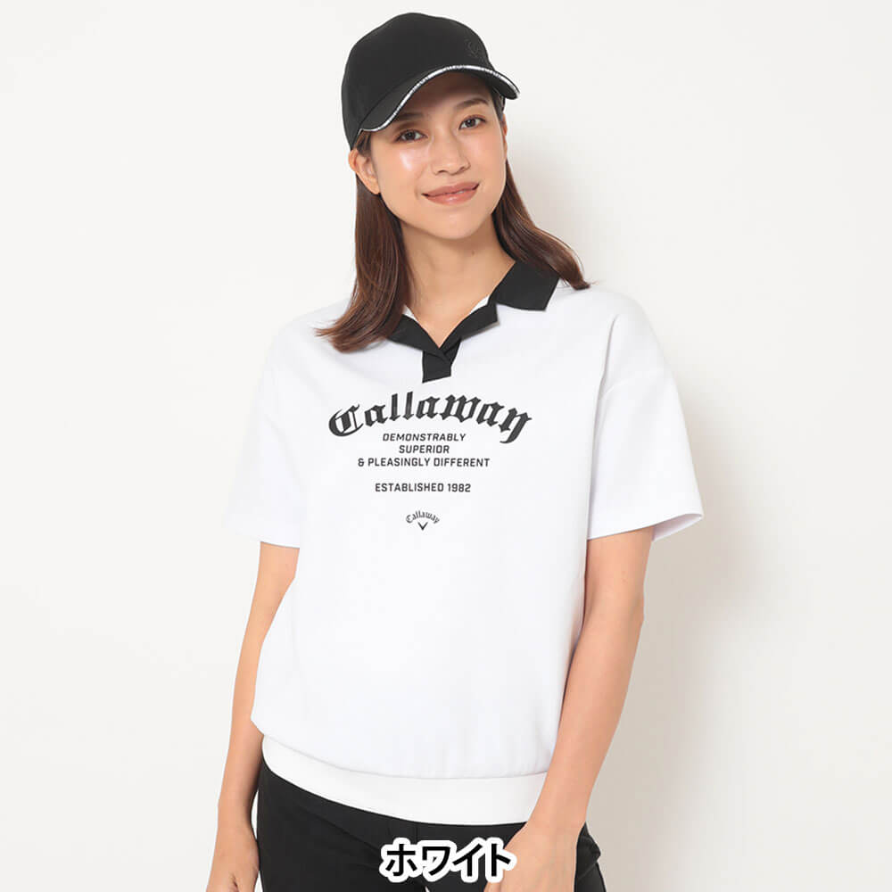 キャロウェイ Callaway　レディース 半袖 スウェット シャツ C25217201　2025年モデル 詳細6(ALT)