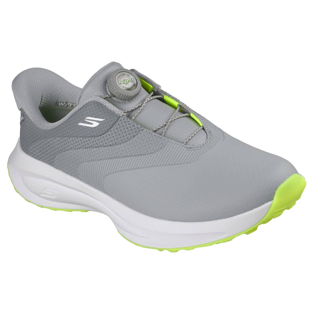 スケッチャーズ SKECHERS　スリップインズ ウォータープルーフ フロー SI ツイストフィット　メンズ スパイクレス ゴルフシューズ 214149 グレー　2026年モデル 詳細3(ALT)
