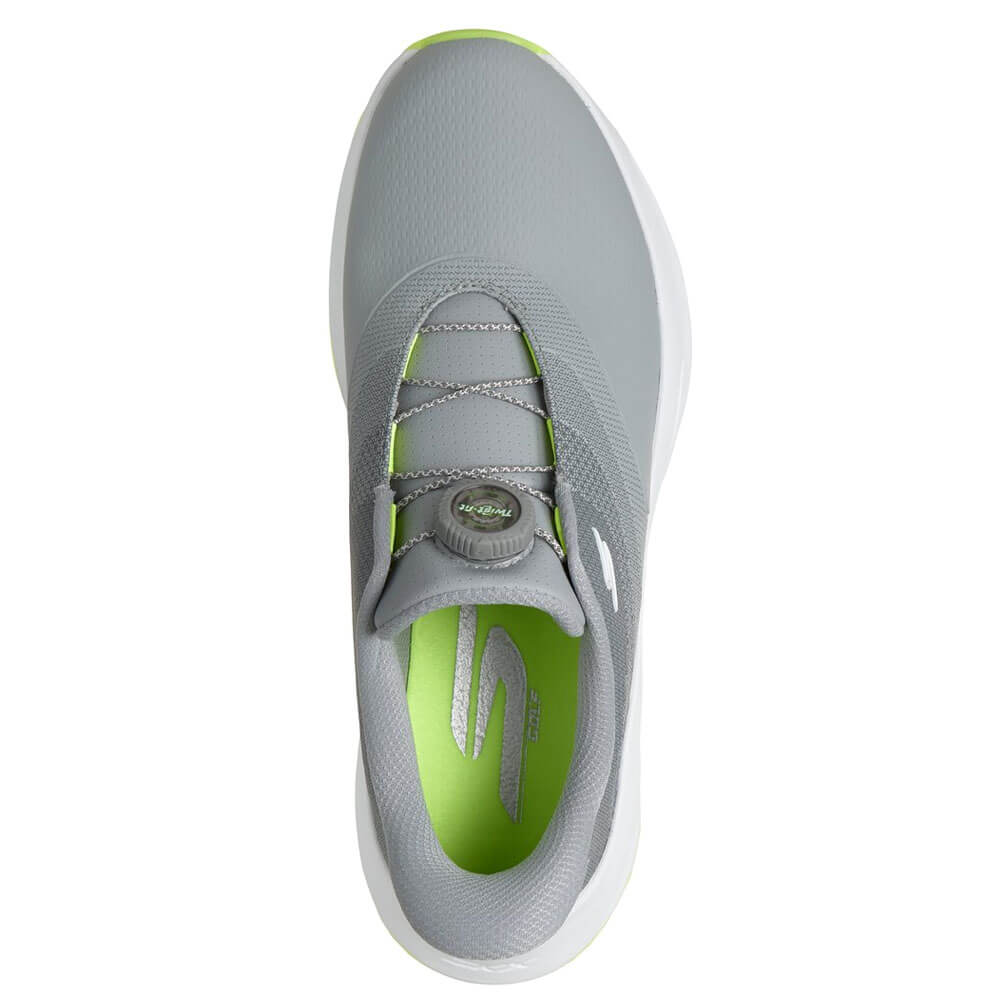スケッチャーズ SKECHERS　スリップインズ ウォータープルーフ フロー SI ツイストフィット　メンズ スパイクレス ゴルフシューズ 214149 グレー　2026年モデル 詳細4(ALT)