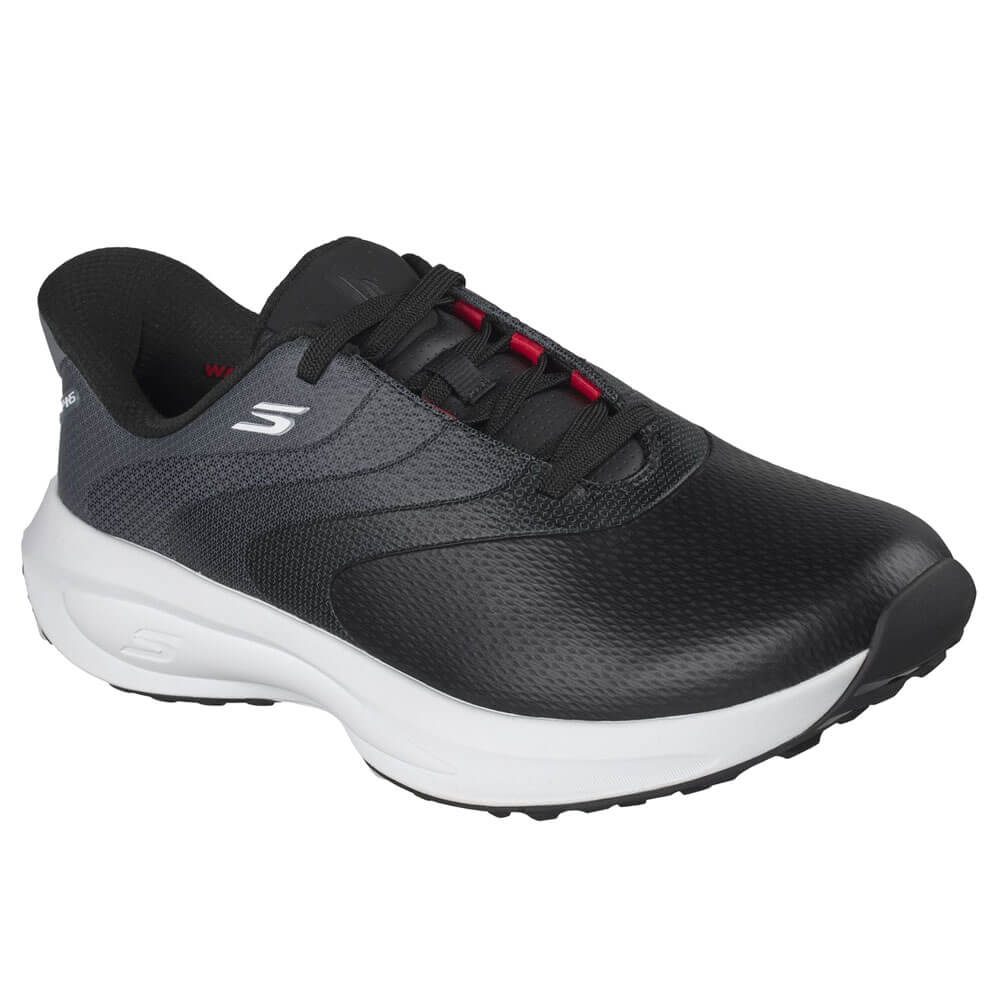スケッチャーズ SKECHERS　スリップインズ ウォータープルーフ フロー SI　メンズ スパイクレス ゴルフシューズ 214153 ブラック　2026年モデル 詳細3(ALT)