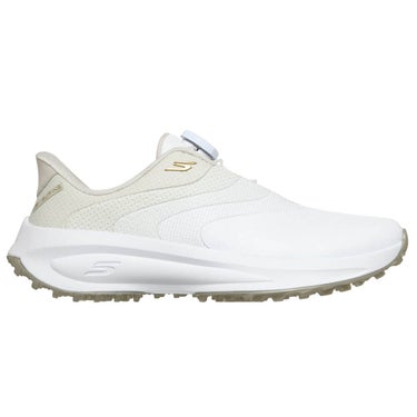 スケッチャーズ SKECHERS　スリップインズ ウォータープルーフ フロー SI ツイストフィット　レディース スパイクレス ゴルフシューズ 123149 ホワイト/ナチュラル　2026年モデル ホワイト/ナチュラル（WNT）