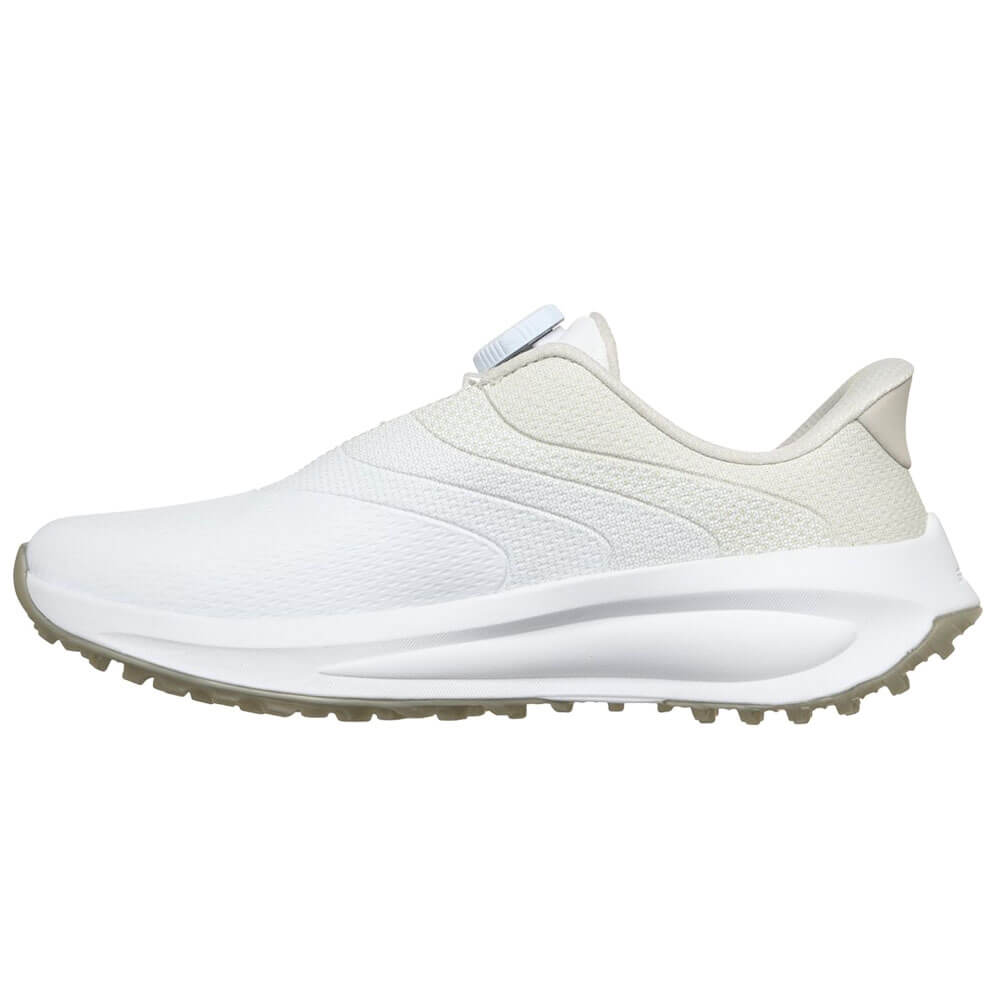 スケッチャーズ SKECHERS　スリップインズ ウォータープルーフ フロー SI ツイストフィット　レディース スパイクレス ゴルフシューズ 123149 ホワイト/ナチュラル　2026年モデル 詳細2(ALT)