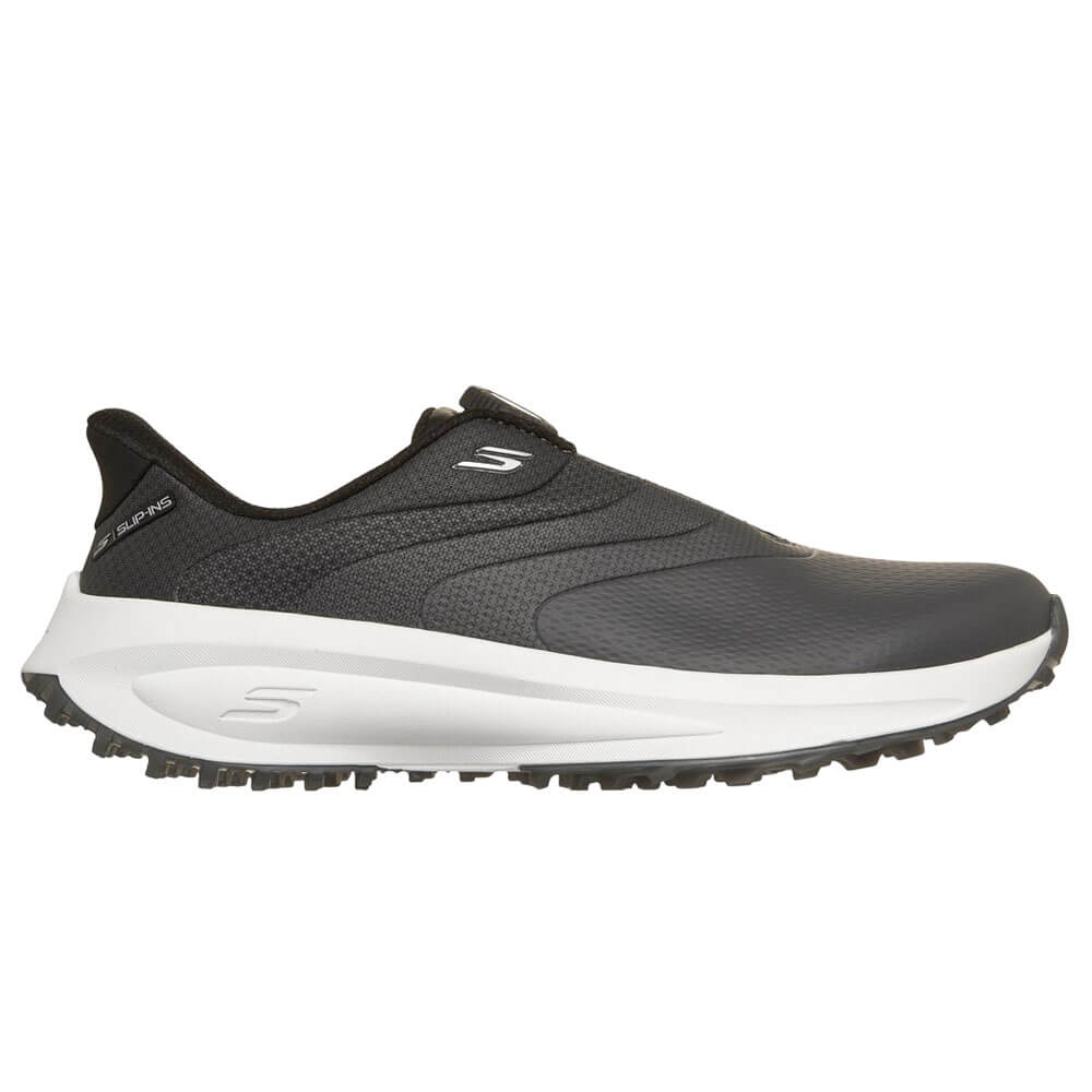 スケッチャーズ SKECHERS スリップインズ ウォータープルーフ フロー SI ツイストフィット レディース スパイクレス ゴルフシューズ 123149 ブラック 2026年モデル