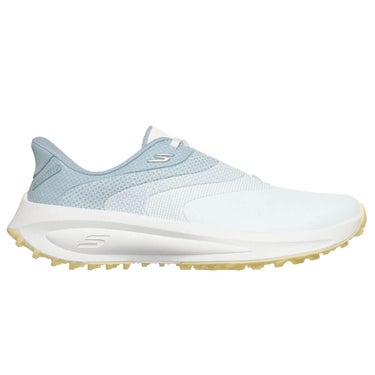 スケッチャーズ SKECHERS　スリップインズ ウォータープルーフ フロー SI　レディース スパイクレス ゴルフシューズ 123153 ホワイト/ライトブルー　2026年モデル ホワイト/ライトブルー（WLBY）