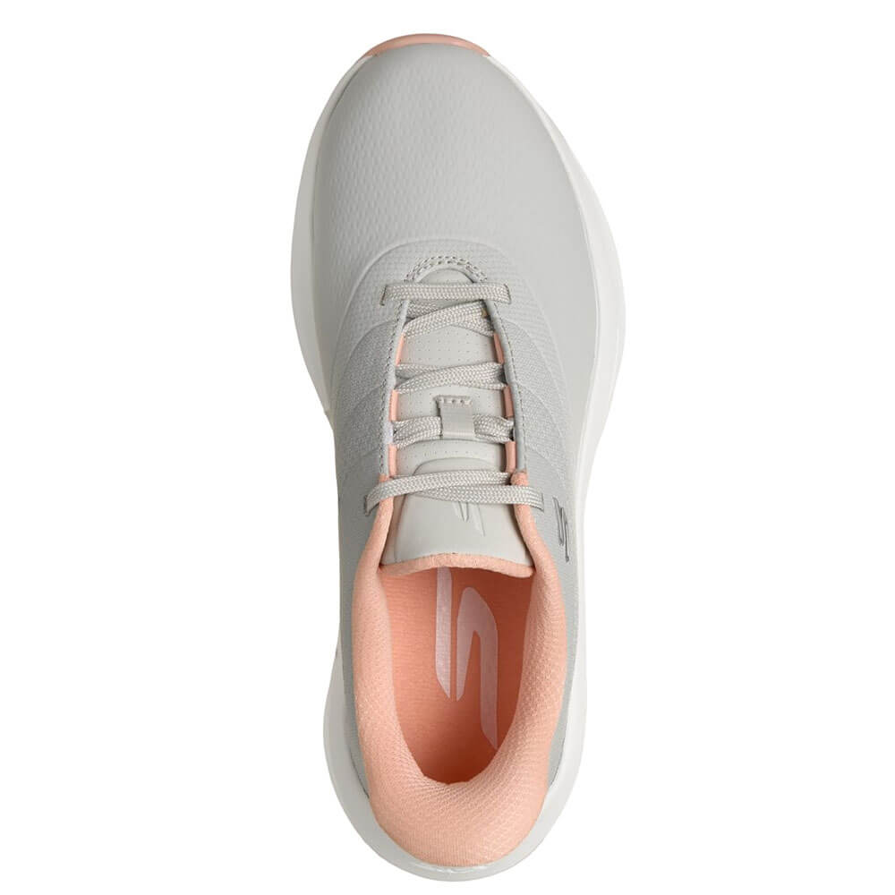 スケッチャーズ SKECHERS　スリップインズ ウォータープルーフ フロー SI　レディース スパイクレス ゴルフシューズ 123153 ライトグレー/ピンク　2026年モデル 詳細4(ALT)
