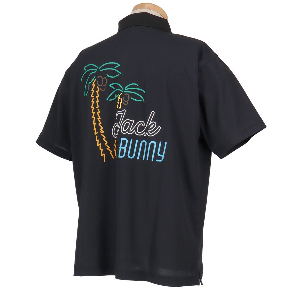 ジャックバニー Jack Bunny!! メンズ フルダル十字断面ピケ バック
