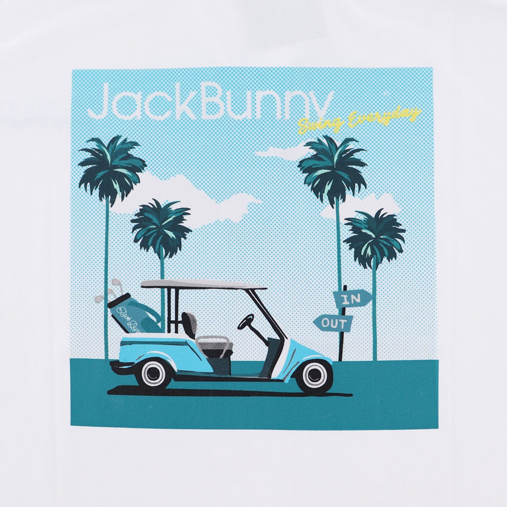 ジャックバニー Jack Bunny!! メンズ フルダル十字断面ピケ バック