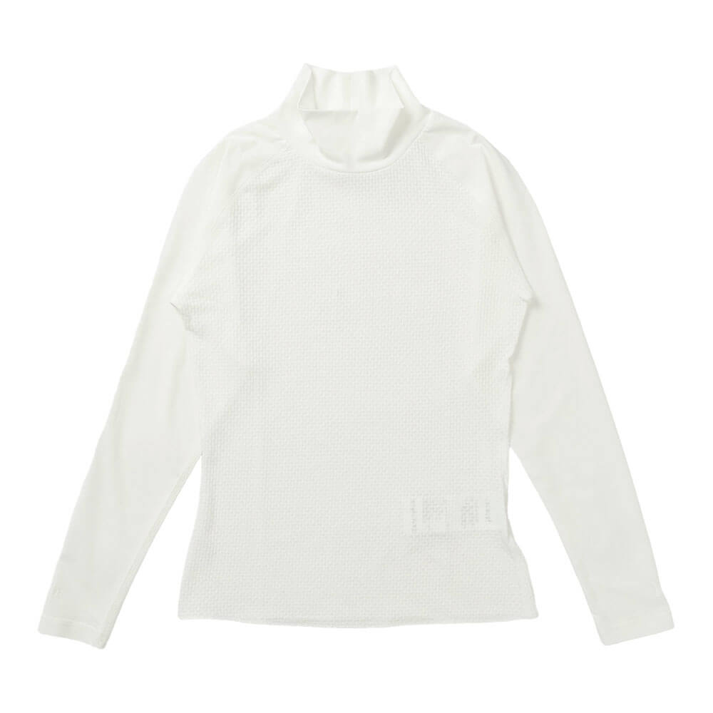 ハーレー Hurley　PHANTOM コールドメッシュ レディースインナー ロングスリーブモックネックシャツ WGIW26124P　2026年モデル ホワイト