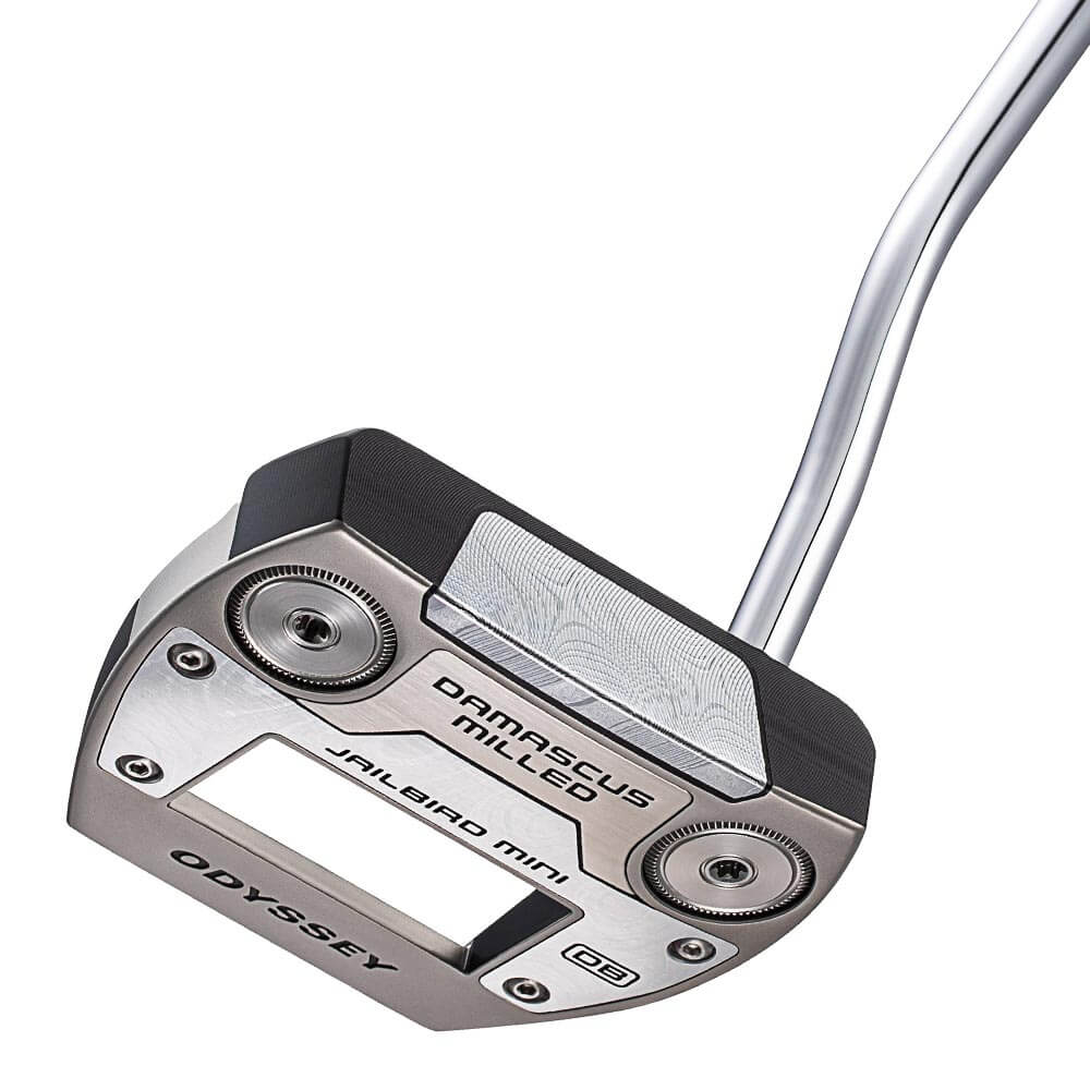 オデッセイ　DAMASCUS MILLED ダマスカス ミルド パター　JAILBIRD MINI DB ジェイルバード ミニ ダブルベント　2026年モデル 詳細1