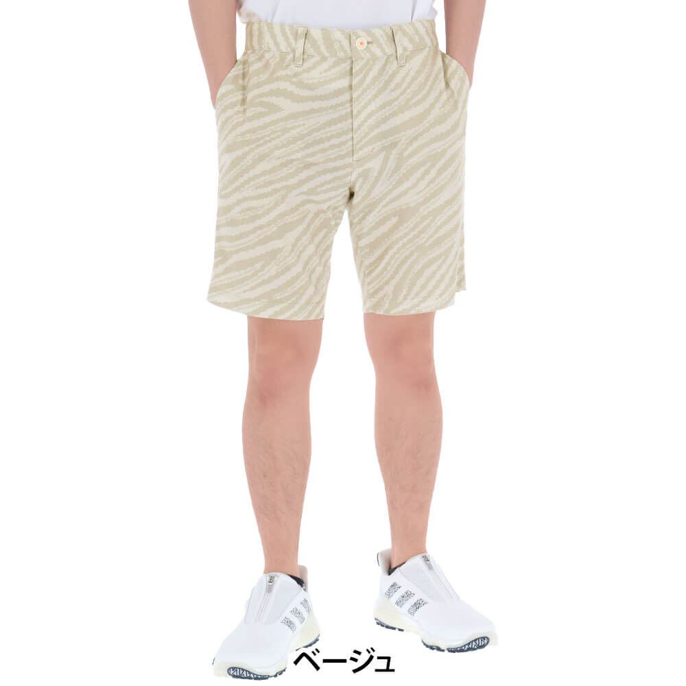ニューバランスゴルフ メンズ ロゴライン ゼブラ柄 ショートパンツ 012