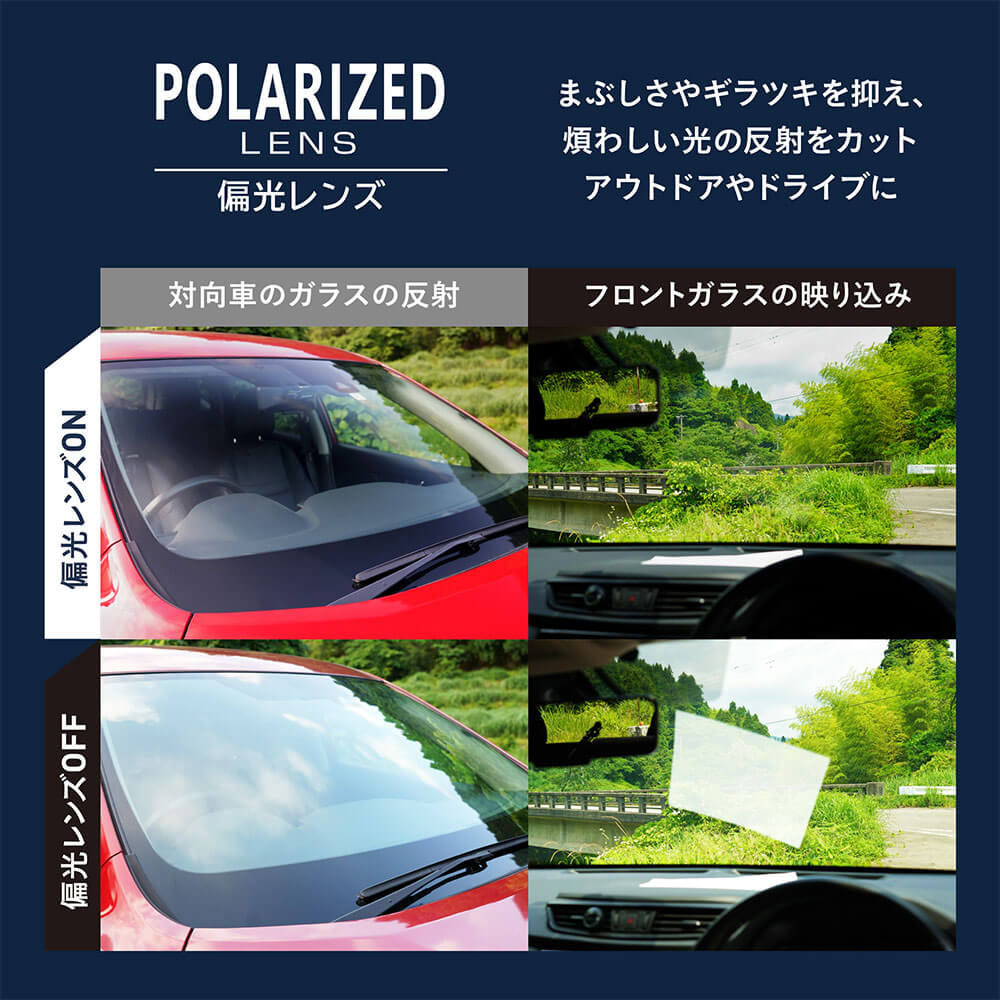 バニーウォーク BUNNY WALK　偏光サングラス POLARIZED BW-031 BW-0310F MATTE BLACK/CHARCOAL 詳細4