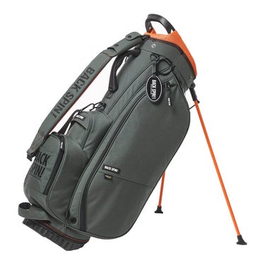 バックスピンゴルフ BACK SPIN! GOLF　軽量 スタンド キャディバッグ BSBD01C004 GRAY/ORANGE グレー/オレンジ グレー/オレンジ