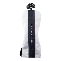 トミー ヒルフィガー ゴルフ　シグネチャー ヘッドカバー フェアウェイウッド用 THMG6SHL 00 ホワイト　2026年モデル