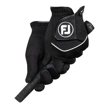 フットジョイ FootJoy　RainGrip レイングリップ 雨用 メンズ ゴルフグローブ 両手用 FGRG26PR BK ブラック ブラック