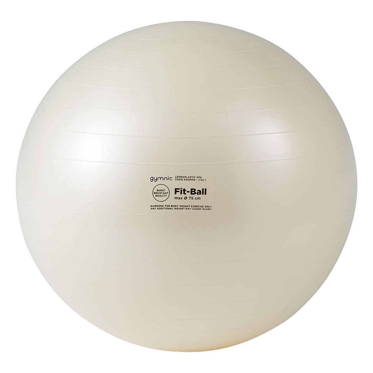 ダンノ DANNO　フィットボール 75cm パールホワイト