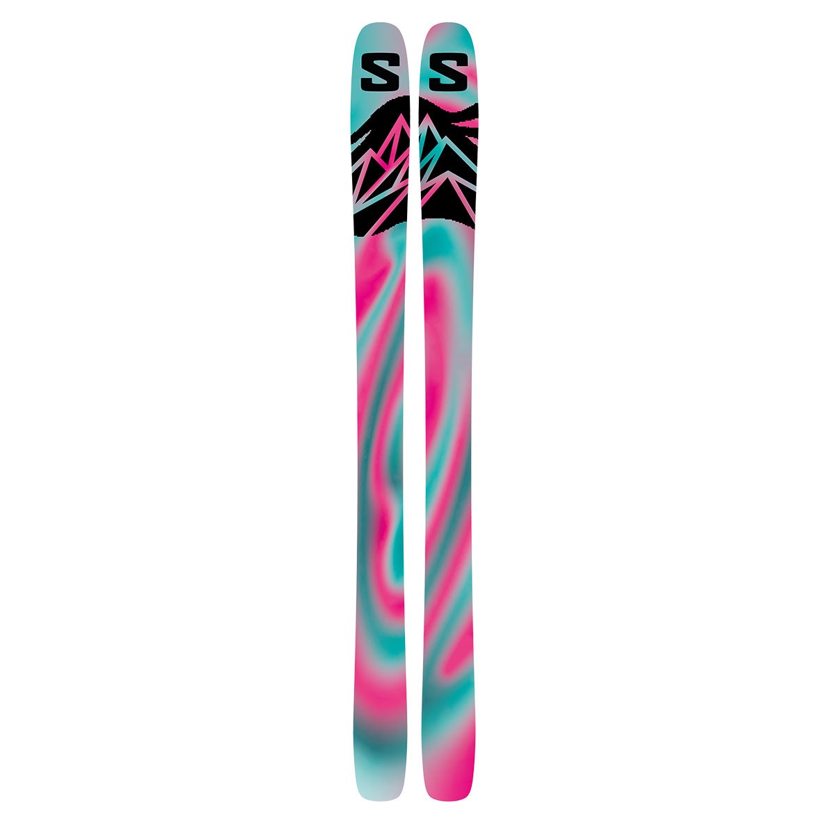 サロモン SALOMON　QST 106 BLACK/PINK キューエスティー 106　スキー板 単品 2026-2027 詳細3