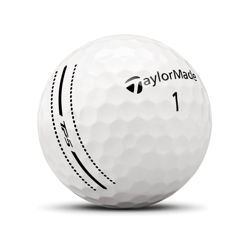 テーラーメイド　TP5 パフォーマンス ストライプ 2026年モデル ゴルフボール　1パック（6球入り）　ホワイト 詳細2