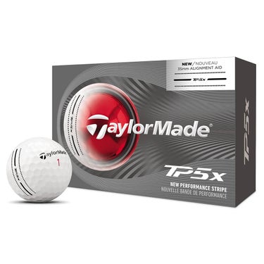 テーラーメイド　TP5x パフォーマンス ストライプ 2026年モデル ゴルフボール　1パック（6球入り）　ホワイト