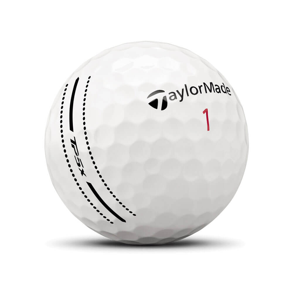テーラーメイド　TP5x パフォーマンス ストライプ 2026年モデル ゴルフボール　1パック（6球入り）　ホワイト 詳細2