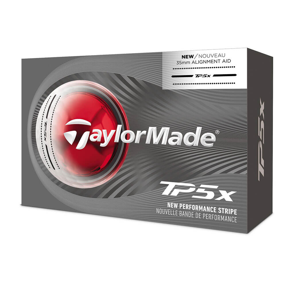 テーラーメイド　TP5x パフォーマンス ストライプ 2026年モデル ゴルフボール　1パック（6球入り）　ホワイト 詳細4
