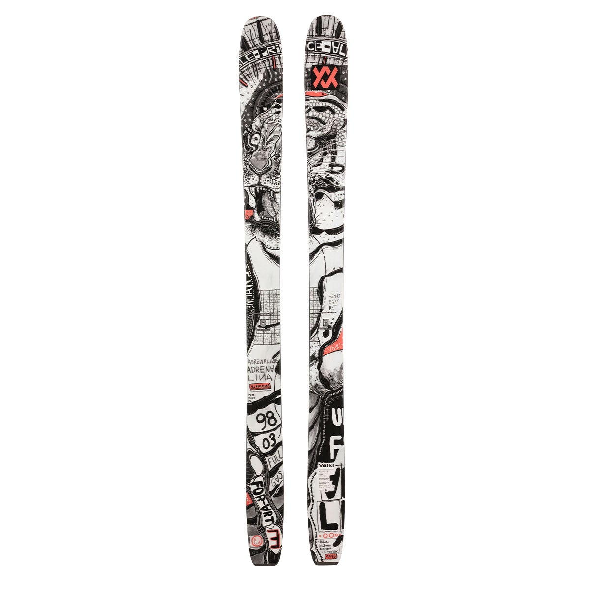 フォルクル VOLKL　REVOLT 114 リヴォルト 114　スキー板 単品 2026-2027 詳細2