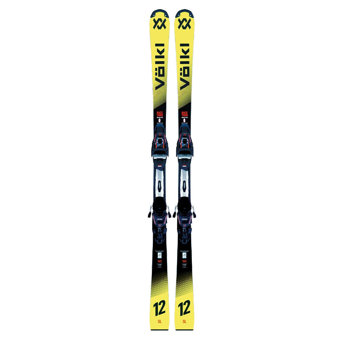 フォルクル VOLKL　RACETIGER SL WC D + rMOTION-T 12 GW black red レースタイガー SL ワールドカップ D　スキー板 ビンディングセット 2026-2027 詳細2