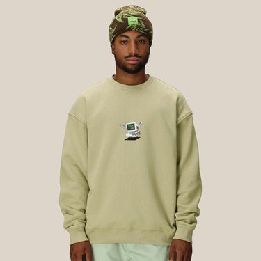シックスエイトシックス 686　スキー スノーボードウェア ハフプレミアムヘビーウエイトクルースウェットシャツ 686 HUF PREMIUM HEAVYWEIGHT CREW SWEATSHIRT M4WNFLC189 2025-2026