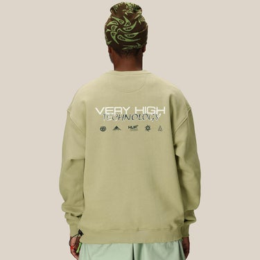 シックスエイトシックス 686　スキー スノーボードウェア ハフプレミアムヘビーウエイトクルースウェットシャツ 686 HUF PREMIUM HEAVYWEIGHT CREW SWEATSHIRT M4WNFLC189 2025-2026 詳細2