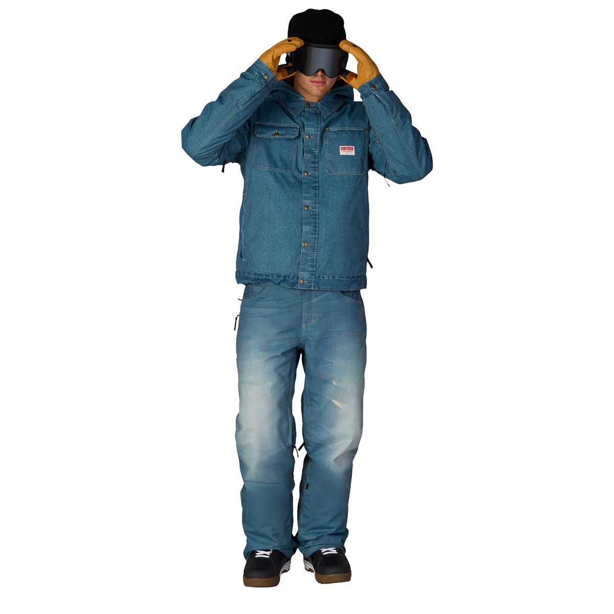シックスエイトシックス 686　スキー スノーボードウェア ディーコンストラクテッド デニム インシュレーテッドジャケット DECONSTRUCTED TM DENIM INSULATED JACKET M6WN186 2026-2027 詳細2