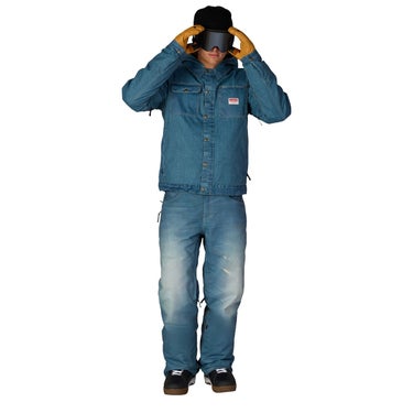 シックスエイトシックス 686　スキー スノーボードウェア ディーコンストラクテッド デニム インシュレーテッドジャケット DECONSTRUCTED TM DENIM INSULATED JACKET M6WN186 2026-2027 詳細2