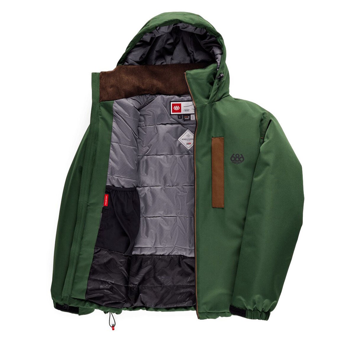 シックスエイトシックス 686　スキー スノーボードウェア ウインドストッパー ガイドライン インシュレーテッドジャケット WINDSTOPPER GUIDELINE INSULATED JACKET M6WNCS131 2026-2027 詳細9