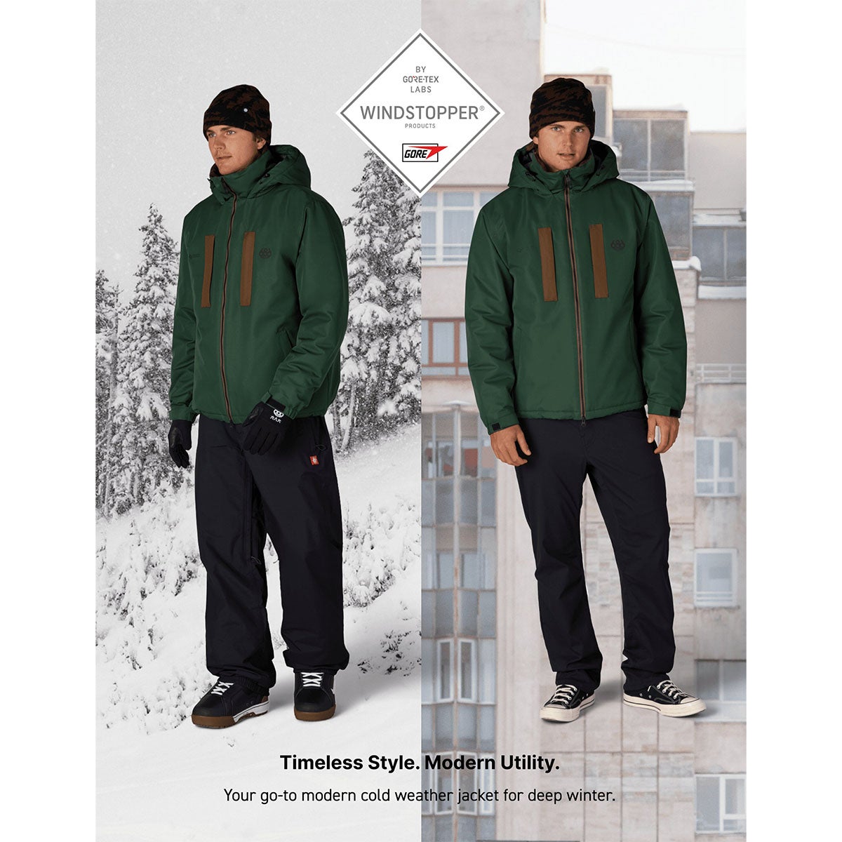 シックスエイトシックス 686　スキー スノーボードウェア ウインドストッパー ガイドライン インシュレーテッドジャケット WINDSTOPPER GUIDELINE INSULATED JACKET M6WNCS131 2026-2027 詳細13