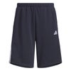 アディダス adidas　スリーストライプス レギュラーフィット ダブルニットショーツ トレーニングハーフパンツメンズ JVP34 2026年モデル レジェンドインク（JW9784）
